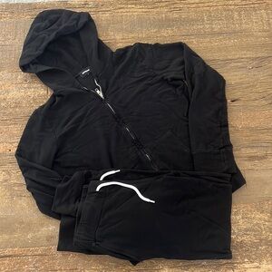 Monrow Zip-up Hoodie and Joggers (matching set)